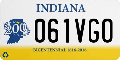 IN license plate 061VGO
