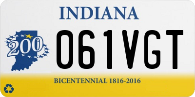 IN license plate 061VGT