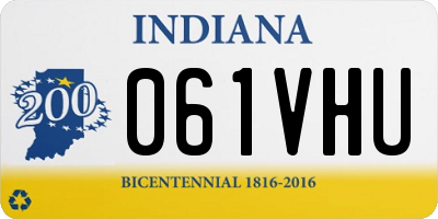 IN license plate 061VHU