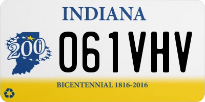IN license plate 061VHV