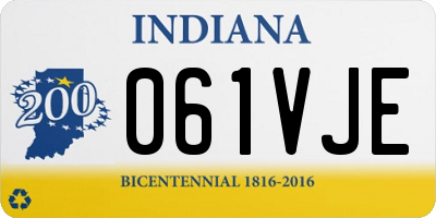 IN license plate 061VJE