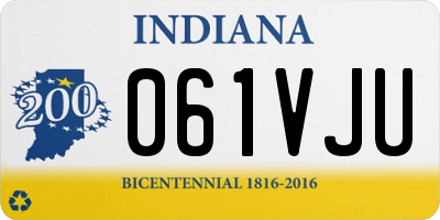 IN license plate 061VJU