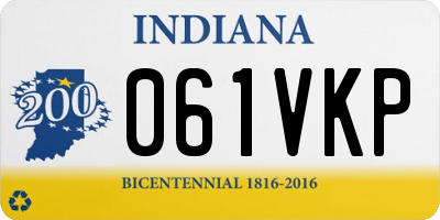 IN license plate 061VKP