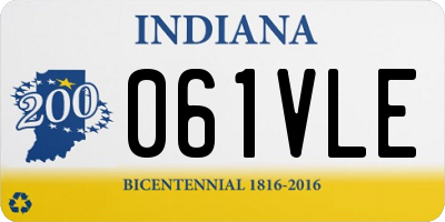 IN license plate 061VLE