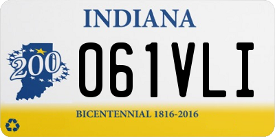 IN license plate 061VLI