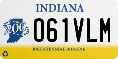 IN license plate 061VLM