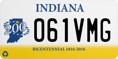 IN license plate 061VMG