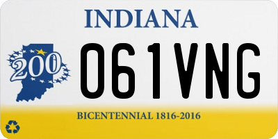 IN license plate 061VNG