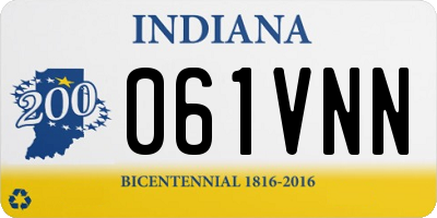 IN license plate 061VNN