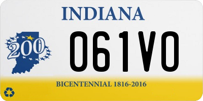 IN license plate 061VO