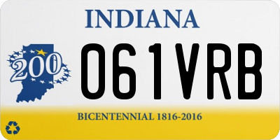 IN license plate 061VRB
