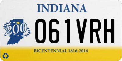 IN license plate 061VRH