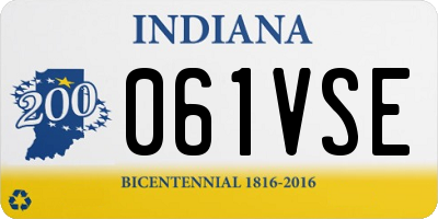 IN license plate 061VSE