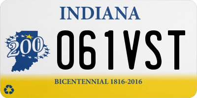IN license plate 061VST