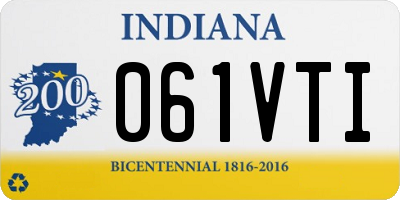 IN license plate 061VTI