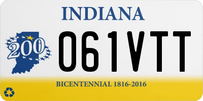 IN license plate 061VTT