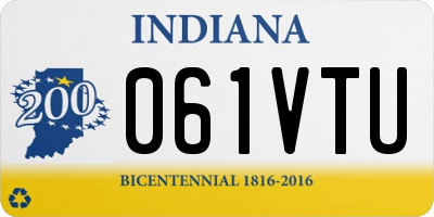 IN license plate 061VTU