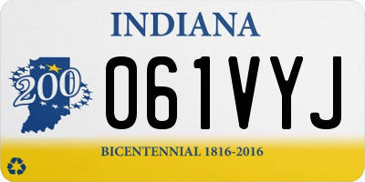 IN license plate 061VYJ