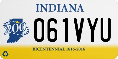IN license plate 061VYU