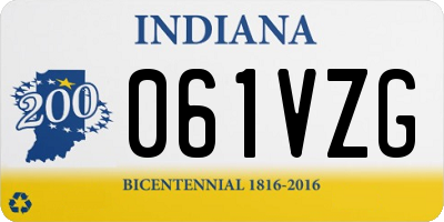 IN license plate 061VZG