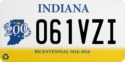 IN license plate 061VZI