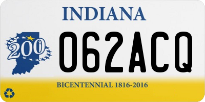 IN license plate 062ACQ