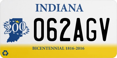 IN license plate 062AGV