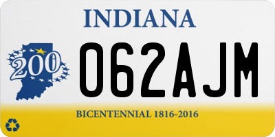IN license plate 062AJM