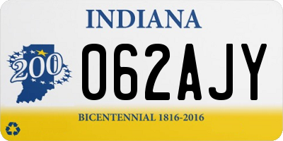 IN license plate 062AJY