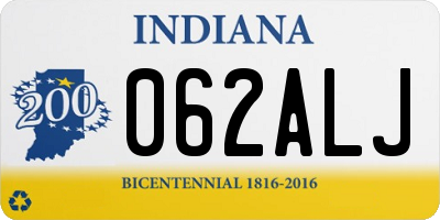 IN license plate 062ALJ