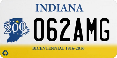 IN license plate 062AMG