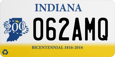 IN license plate 062AMQ