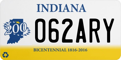 IN license plate 062ARY