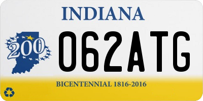 IN license plate 062ATG