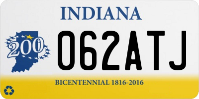 IN license plate 062ATJ