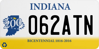 IN license plate 062ATN
