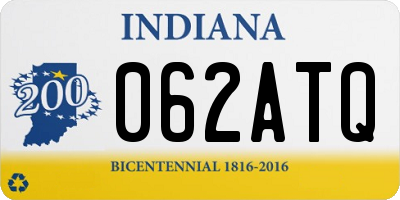 IN license plate 062ATQ