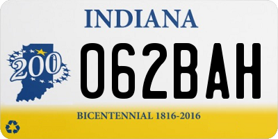IN license plate 062BAH