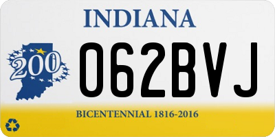 IN license plate 062BVJ