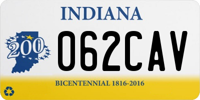 IN license plate 062CAV