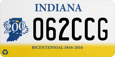 IN license plate 062CCG