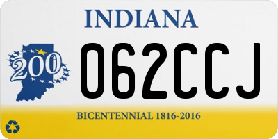 IN license plate 062CCJ