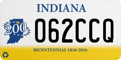 IN license plate 062CCQ