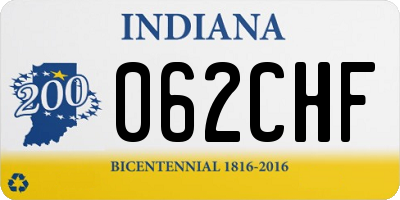 IN license plate 062CHF