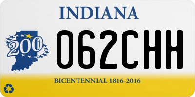 IN license plate 062CHH