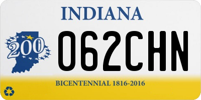 IN license plate 062CHN