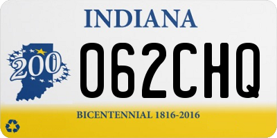 IN license plate 062CHQ