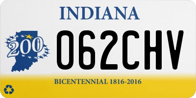 IN license plate 062CHV