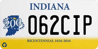 IN license plate 062CIP