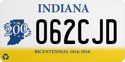 IN license plate 062CJD